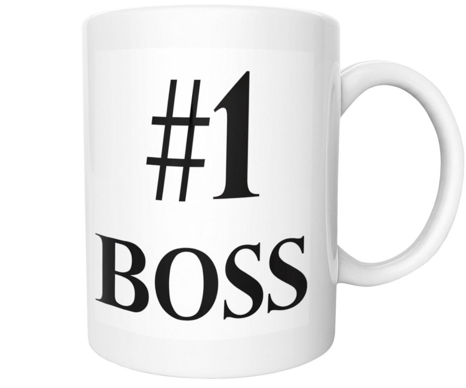 Number 1 Boss Coffee Mug, Boss Mug, Coworker Gift