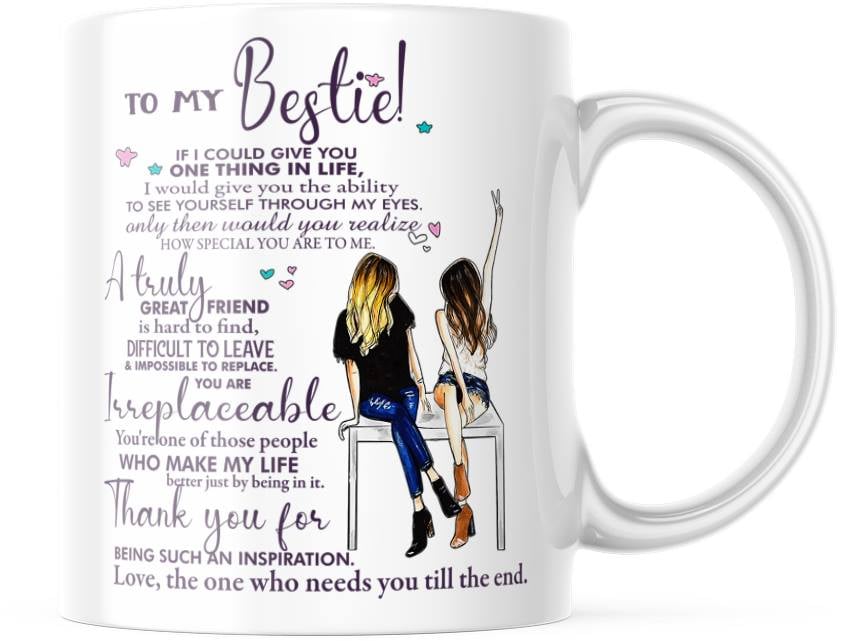 To My Bestie! | Cute BFF Coffee Cup | Best Friend Mug | CPM733