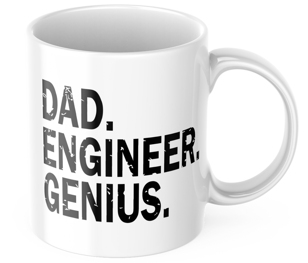 Dad Engineer Genius Father's Day Coffee Mug | 11 oz. Coffee Mug | CM327