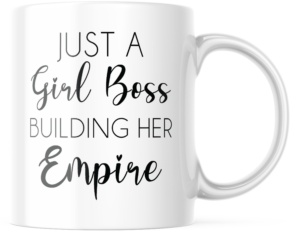 Just a Girl Boss Mug | 11 oz. Motivational Coffee Cup | CM367