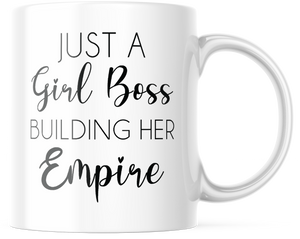 Just a Girl Boss Mug | 11 oz. Motivational Coffee Cup | CM367