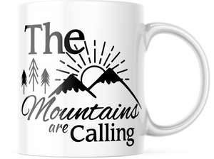 The Mountains Are Calling Coffee Mug | 11oz. Travel Coffee Cup | CM231