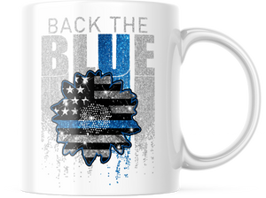 Back The Blue Coffee Mug | Back The Blue 11oz. Coffee Cup | CM220