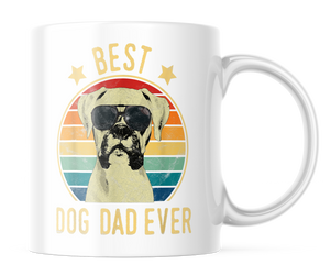 Best Boxer Dad Ever | Cute Dog Dad Coffee Mug | CM130