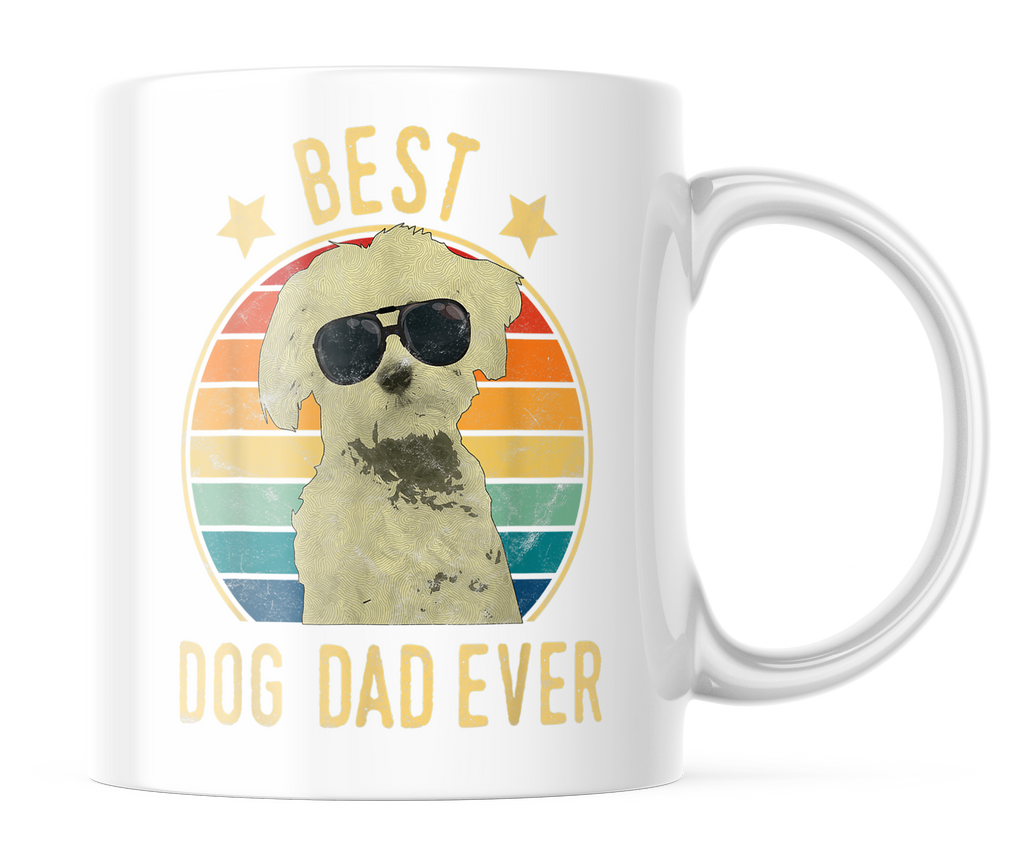 Best Maltese Dad Ever | Cute Dog Dad Coffee Mug | CM132