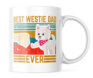 Best Westie Dad Ever | Cute Dog Dad Coffee Mug | CM128