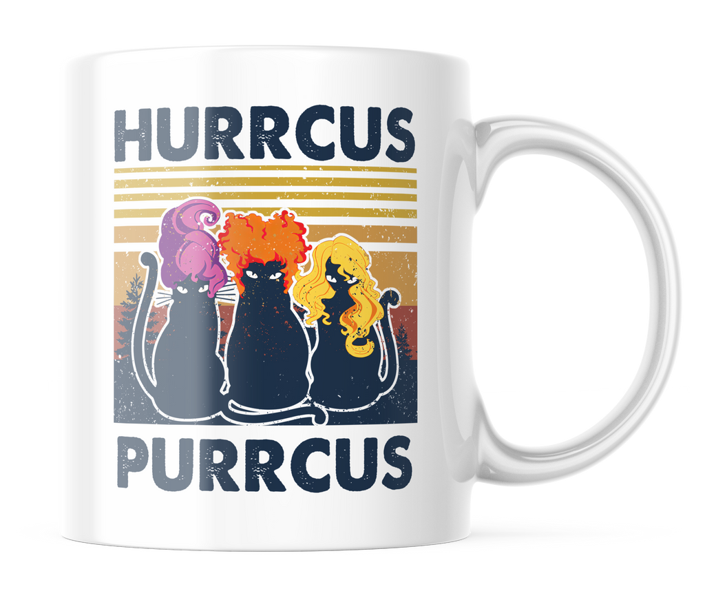 Hurrcus Purrcus | Cute Cat Hocus Pocus Coffee Cup | CM110
