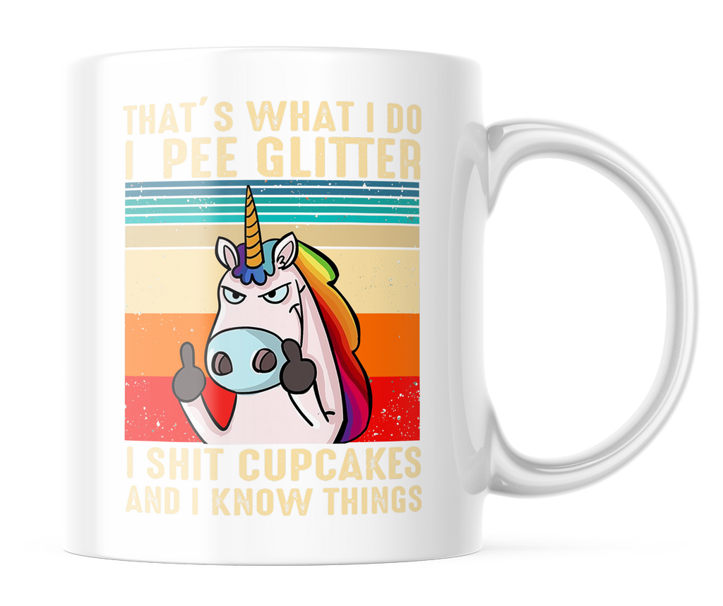 I Pee Glitter | Funny Unicorn 11oz. Coffee Mug | CM112