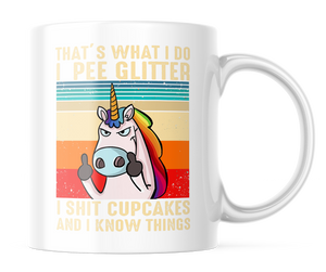 I Pee Glitter | Funny Unicorn 11oz. Coffee Mug | CM112