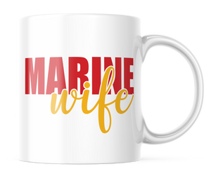 Marine Wife Coffee Mug | 11oz. Marines Coffee Cup | CM203