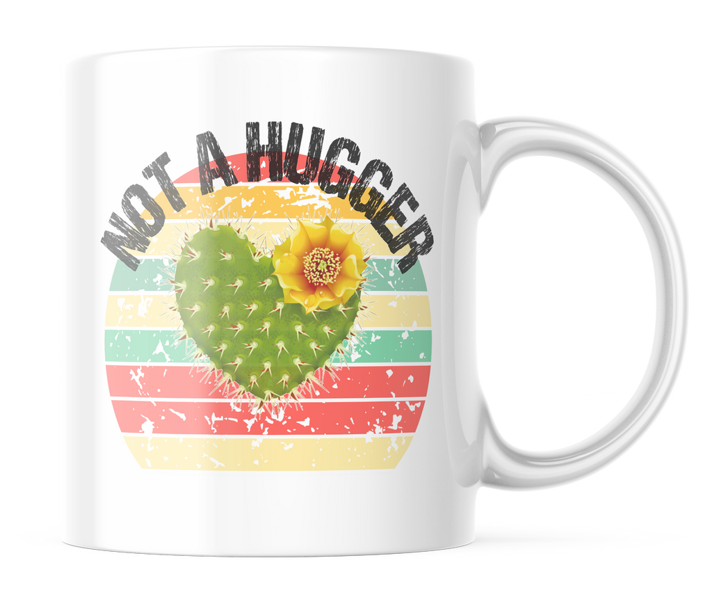 Not A Hugger | 11oz. Funny Cactus Mug | CM158