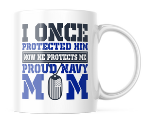 Proud Navy Mom | 11oz. Navy Mom Coffee Mug | CM193