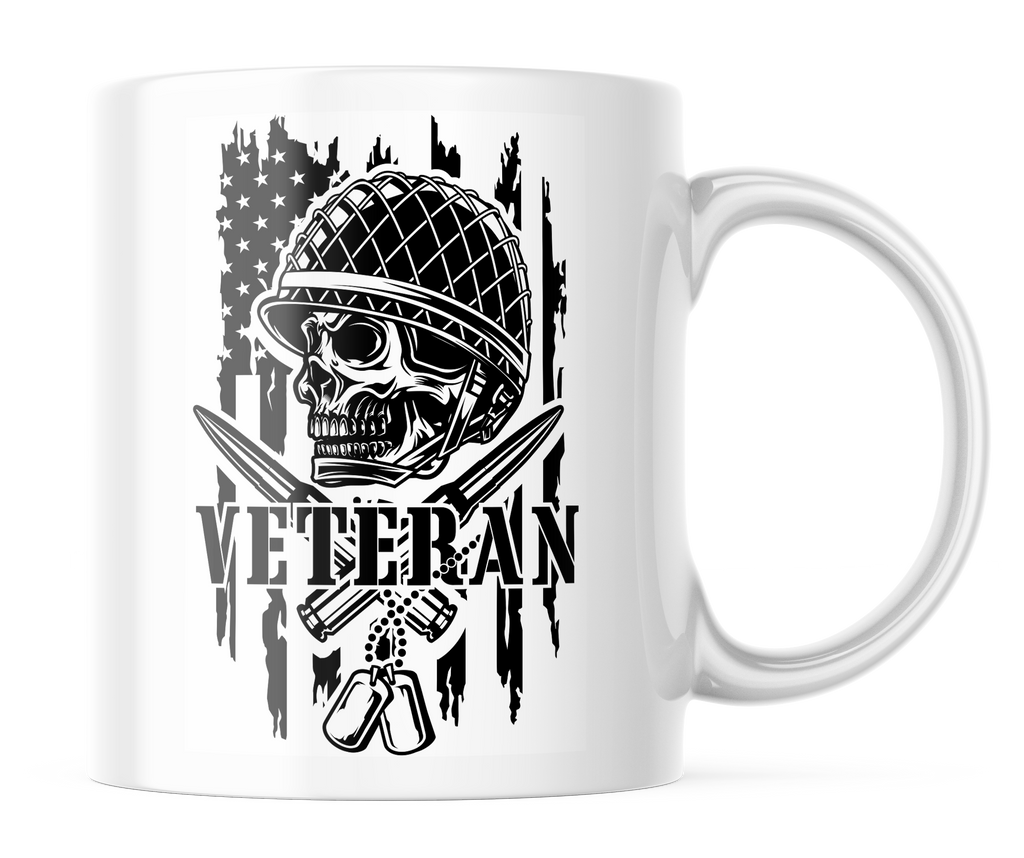 USA Veteran Skull 11oz. Coffee Mug | CM190