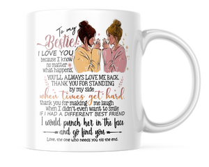 To My Bestie | BFF Coffee Cup | Cute Best Friend Mug | CM379