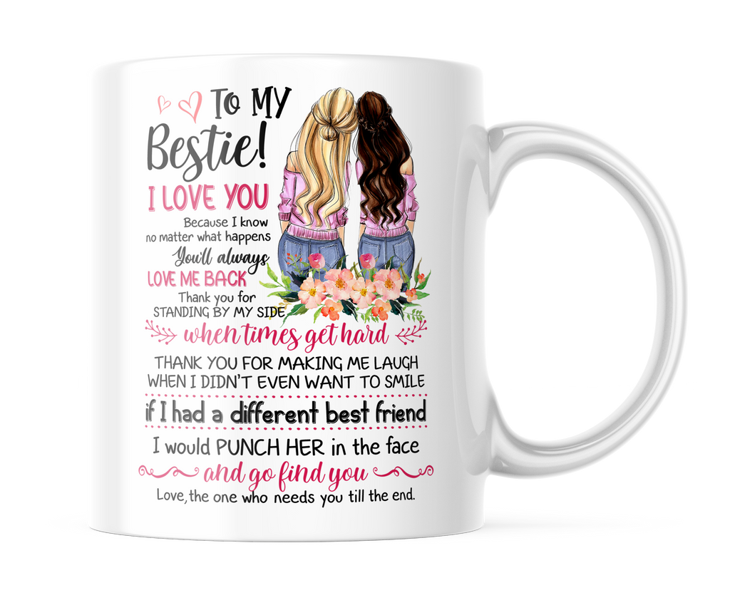 To My Bestie! | Cute BFF Coffee Cup | Best Friend Mug | CM387