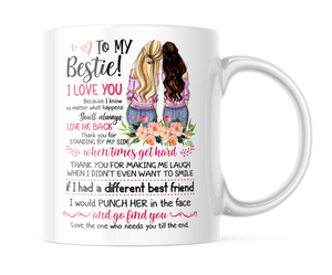 To My Bestie! | Cute BFF Coffee Cup | Best Friend Mug | CM387