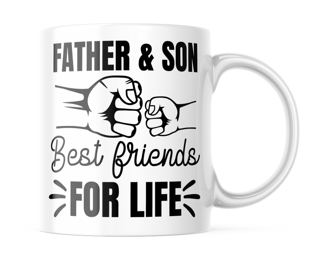 Father & Son Best Friends For Life | Father's Day Mug | CM390