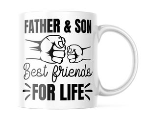 Father & Son Best Friends For Life | Father's Day Mug | CM390