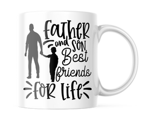 Father & Son Best Friends For Life | Father's Day Mug | CM394