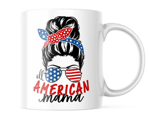 American Mama | Cute Patriotic Coffee Cup for Moms | CM425