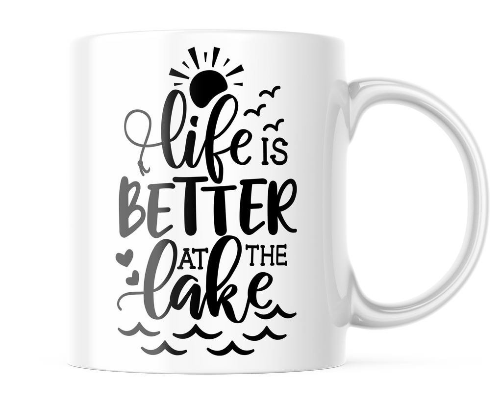 Life is Better at the Lake | Cute Lake Life Coffee Cup | CM429