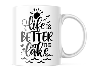 Life is Better at the Lake | Cute Lake Life Coffee Cup | CM429