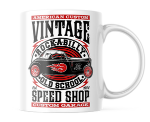 American Custom Vintage Hot Rod Coffee Cup | CM448