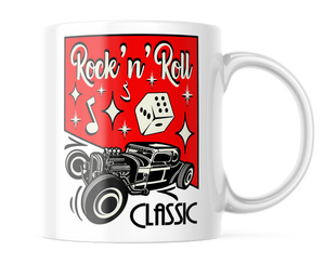 Rock n' Roll Classic Hot Rod Coffee Mug | CM451