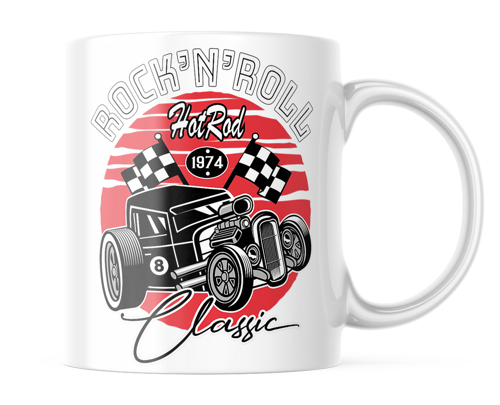 Classic Rock N' Roll Hotrod Coffee Mug | CM454