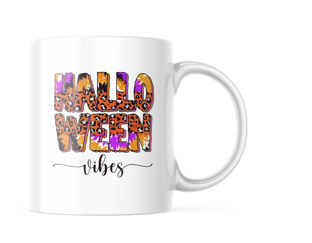 Halloween Vibes Funny Coffee Mug | 11oz. Coffee Cup CM912