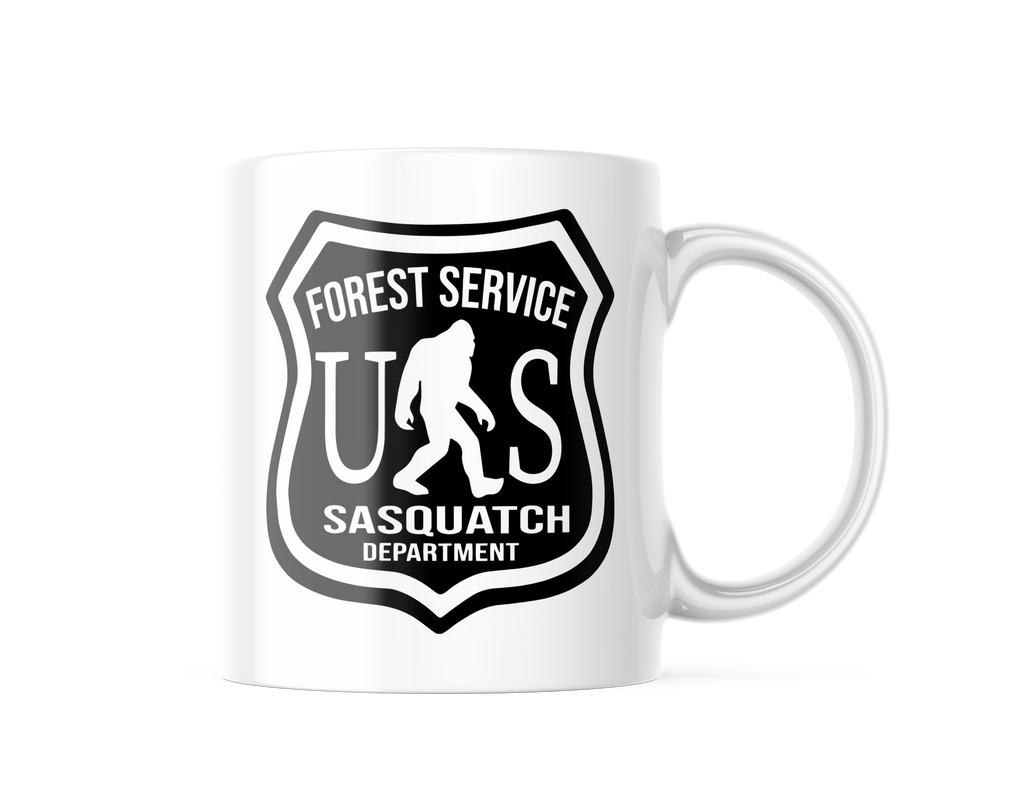 Forest Service Sasquatch Funny Coffee Mug | 11oz. Coffee Cup CM945