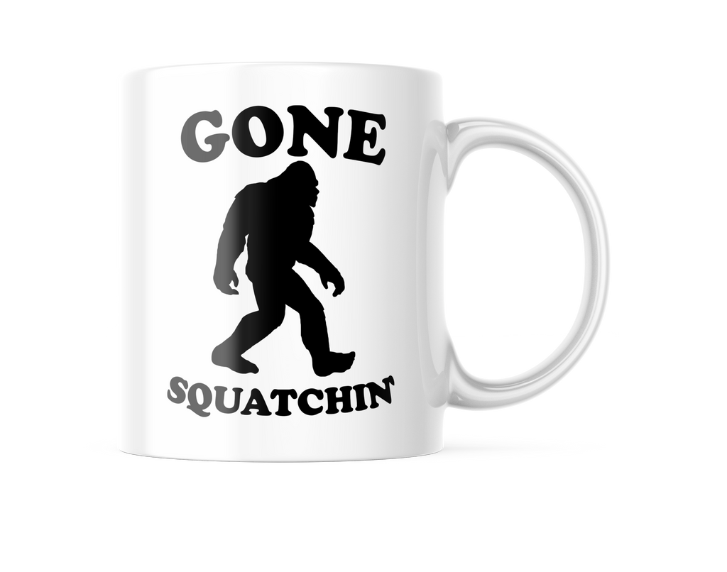 Gone Squatchin Funny Coffee Mug | 11oz. Coffee Cup CM950