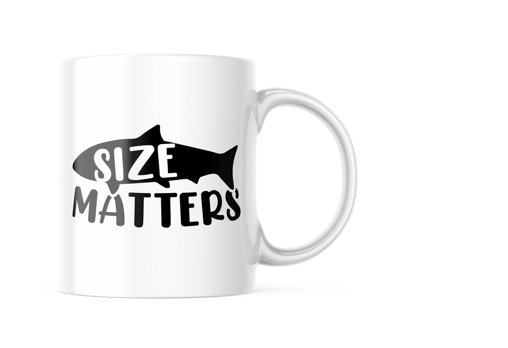 Size Matters Funny Coffee Mug | 11oz. Coffee Cup CM964