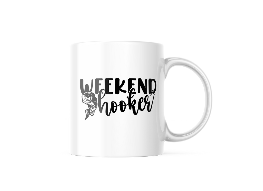 Weekend Hooker Funny Coffee Mug | 11oz. Coffee Cup CM979