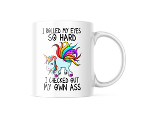 I Rolled My Eyes So Hard Funny Coffee Mug | 11oz. Coffee Cup CM1022